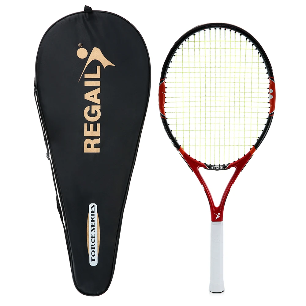 1Pc Carbon Tennis Racket Practice Training Tennis Racquet Indoor