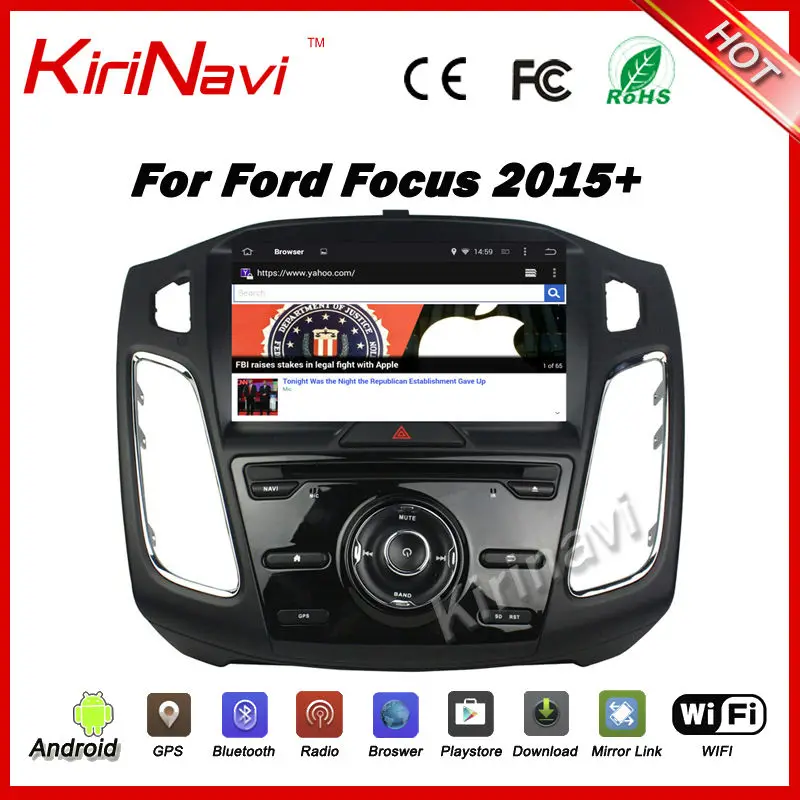 Kirinavi android 7 1 1024 600 HD quad core car font b radio b font audio