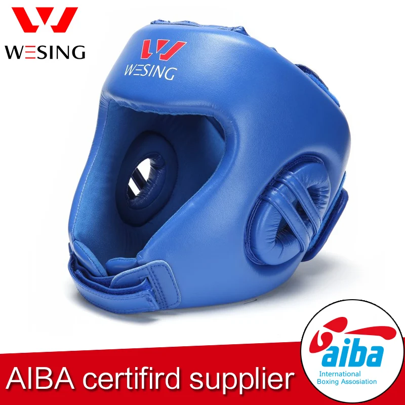 Buy wesing aiba boxing headgear boxing head guard for