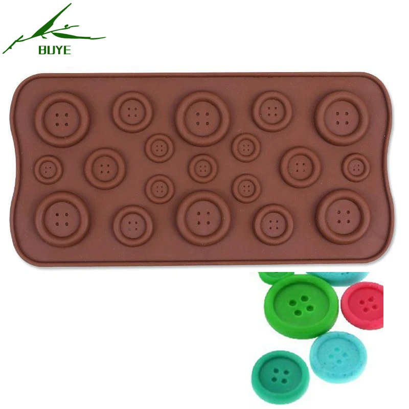 Diy Bouton En Forme De Silicone Chocolat Formes Moules Gateau Decorations Moule Patisserie Maker Moldes De Silicona Par Fondant Decoracion Aliexpress