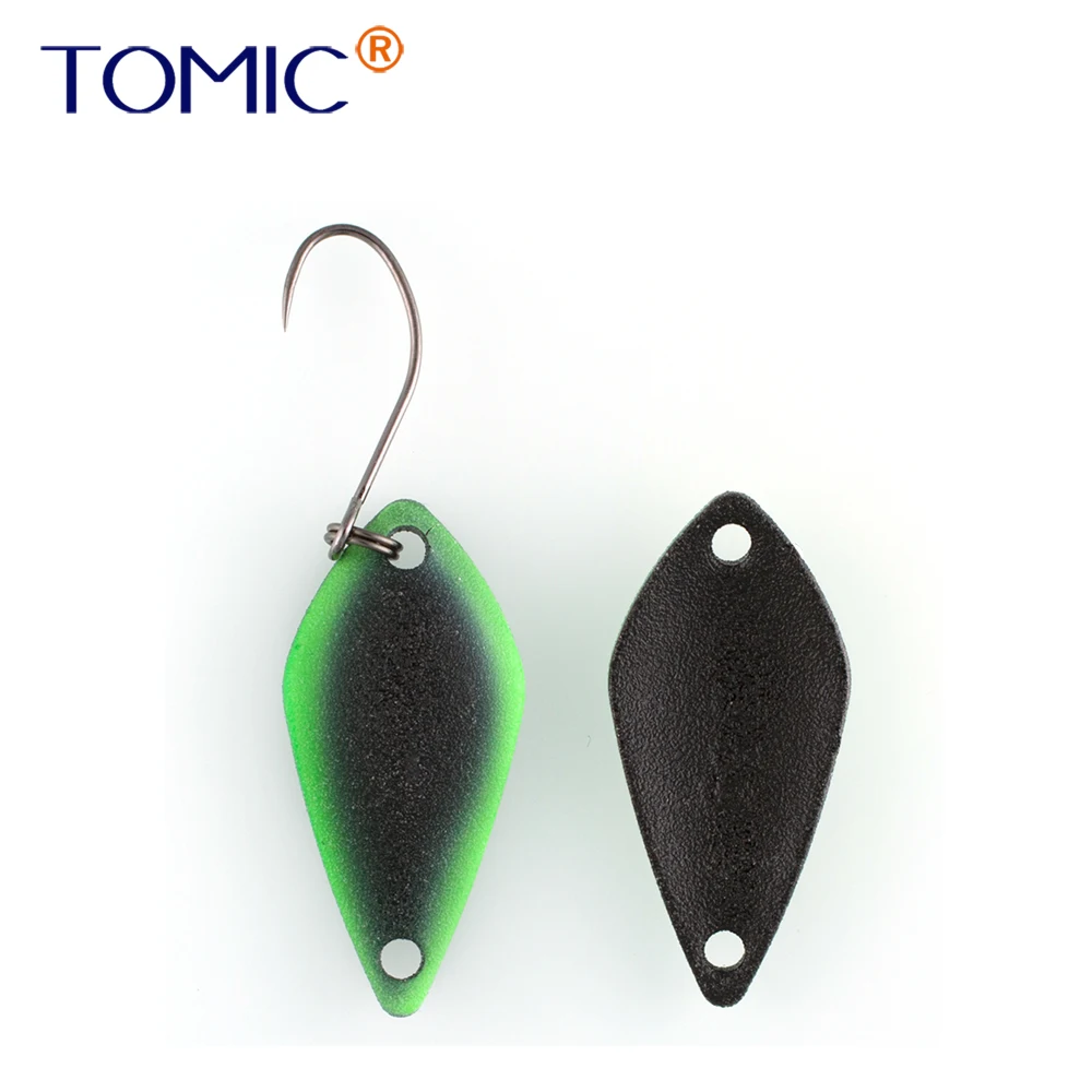 Tomic 1pc high quality 2.5g 3.5g 5g freshwater metal bait micro fishing