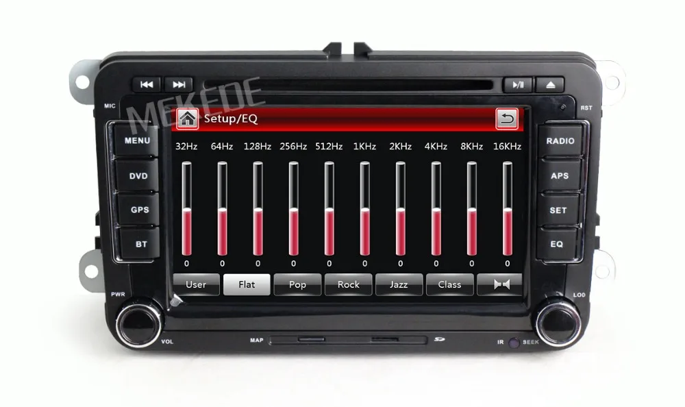 Perfect minimum price ! 7" Car DVD For VW GPS Navigation original menu for GOLF 6 polo Bora JETTA MK4 OCTAVIA Fabia GPS free ship 15