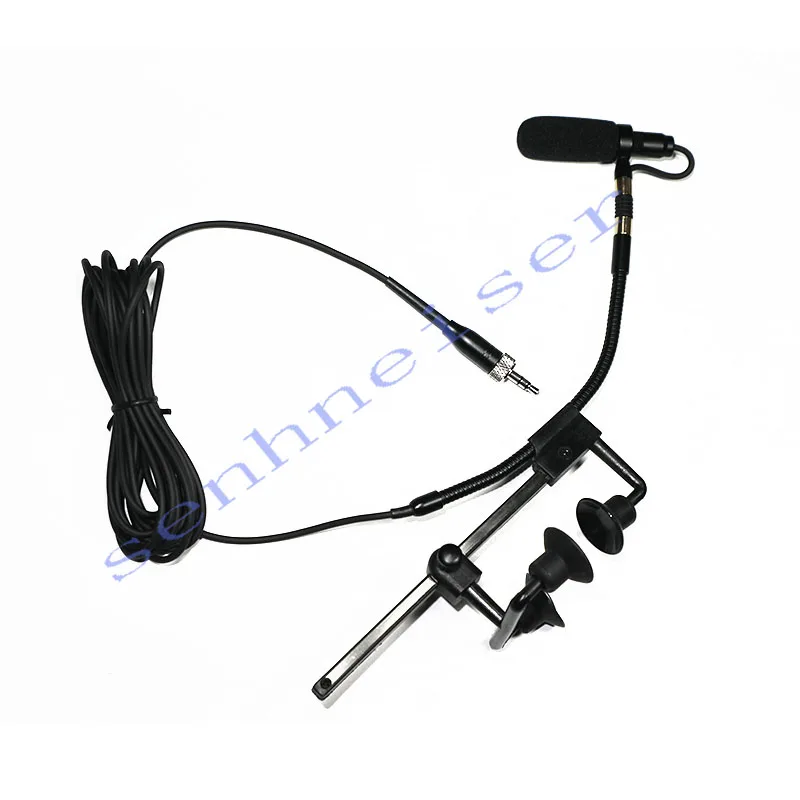 

Free Shipping Pro Saxophone Stage Performance Instrument Clip Capacitor Microphone Headset For Sennheiser 3.5 mm Screw Locking