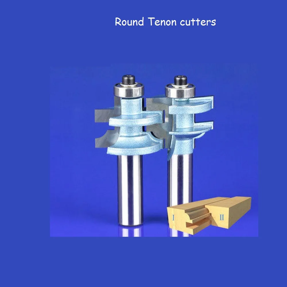 

SHINA 1/2-Shank Round Tenon Knife Woodworking Cutter T Type Shutter Knife Trimming Engraving Machine Tool--2pcs/set
