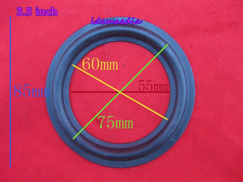 2 шт. 3,5(3 1/2 '') дюймовый НЧ-динамик/бас-динамик Резина окружает ремонт-Резина