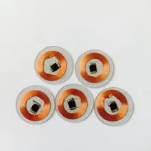 1000 шт 25 мм 125 кГц RFID Прозрачная ПВХ бирка