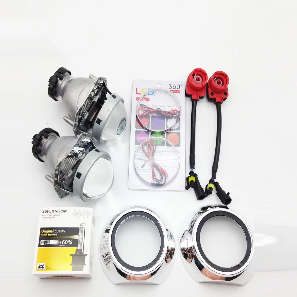 

Hella 3R G5 Projector Lens Set HID Bi xenon D2S D1S D3S D4S Shroud Devil Eyes Modify Head Light Lamp Upgrade Super Lens