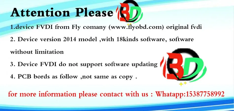 FLY FVDI Attention