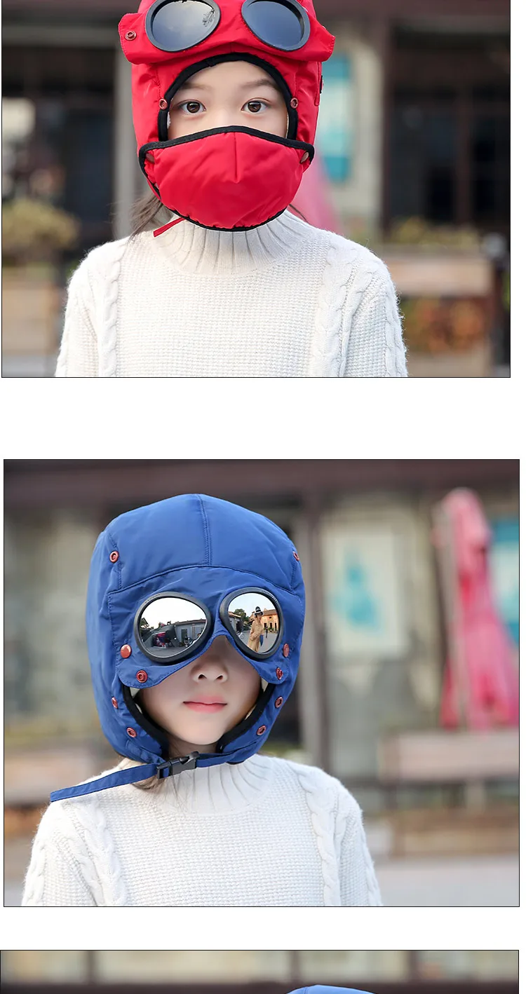 Новые зимние шапки для детей Skullies Beanies, вязаные бархатные шапки для маленьких детей, модные солнцезащитные очки для мальчиков и девочек, теплая шапка унисекс