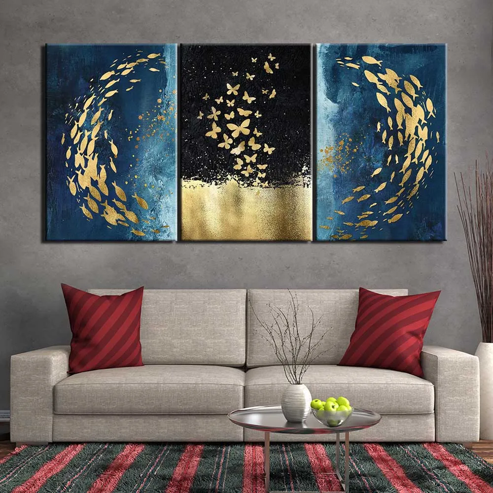

3 pieces Poster canvas painting Abstract animal art wall picture art print canvas posters wall art Painting home decor art print