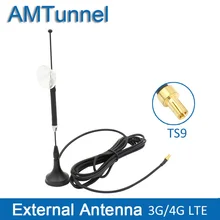 3g 4G LTE антенна с TS9 антенна 10dBi 3g внешняя антенна 3 м кабель для huawei E5373 E8372 E589 Vodafone R215 маршрутизатор модем