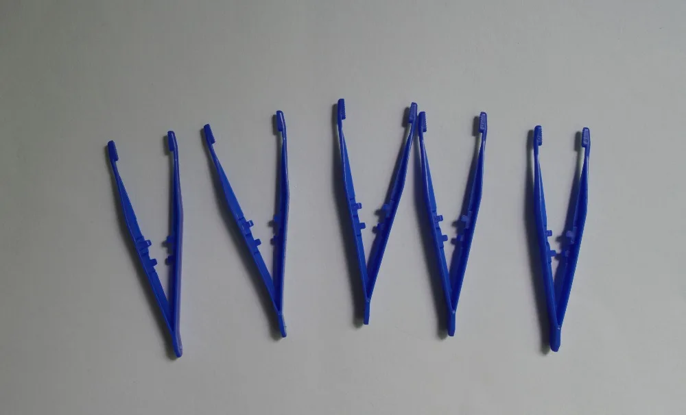 Wholesale 30pcs/Lot Tweezers for Emergency Kit First Aid Kit Plastic