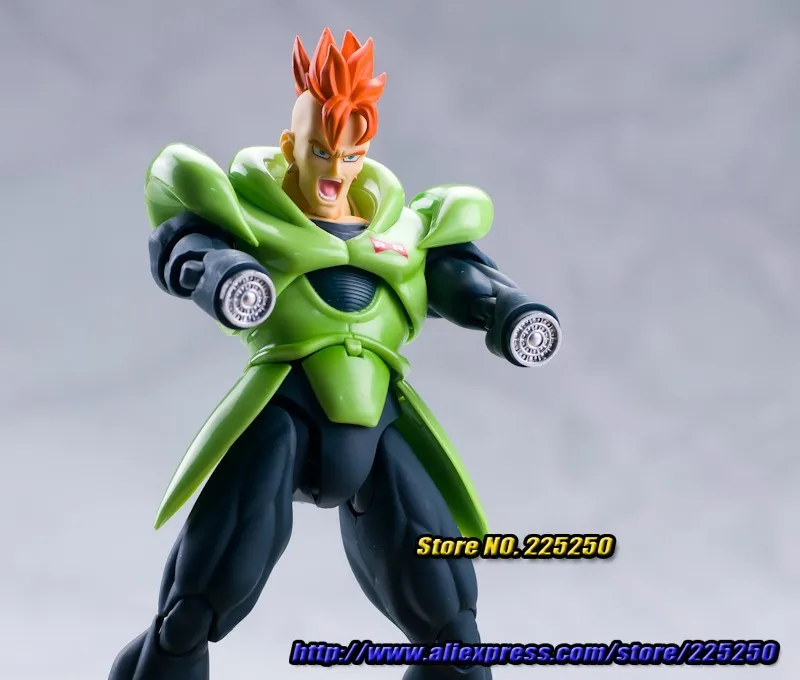 DRAGONBALL Dragon Ball Z/Kai Оригинальные BANDAI Tamashii Наций S. h. figuarts/СВЧ эксклюзивные фигурки-Android № 16