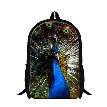 

Dispalang Children School Bags Youth Girls Noble Peacock Printing Backpacks Girls Casual Traveling Bag For Teenage Mochila