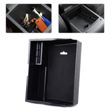 Beler Nero Center Console Bracciolo Storage Box Container Supporto Del Vassoio misura Per Toyota Sienna 2011 2012 2013 2014 2015 2016 2017
