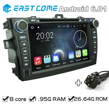 

Pure Android 6.01 Car DVD Gray color for Toyota Corolla 2006 2007 2008 2009 2010 2011 With Octa Core Rear View Camera Radio
