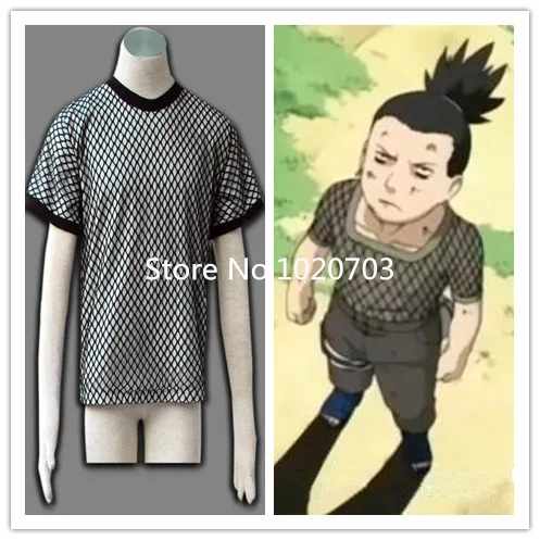 

Naruto Temari Shikamaru Nara ninjia net shirt Cosplay Costume