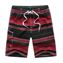 Perimedes Для Мужчин's Повседневное с принтами в полоску пляжные карман серфинг свободные шорты цвета столкновения Бермудские Плавки# y25