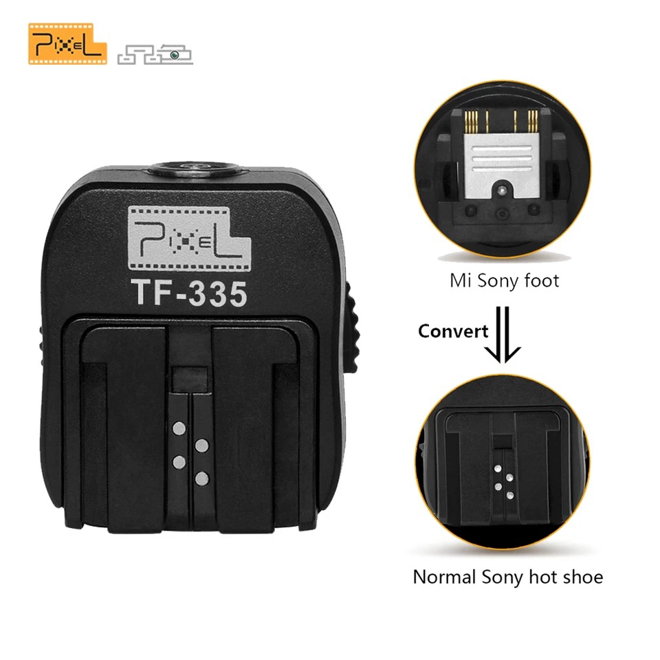 

Pixel TF-335 Convert Mirrorless Mi Shoe To Universal Shoe For Sony A7 A7 II A7S A7R As ADPMAA Hot Shoe Adapter Digital Cameras