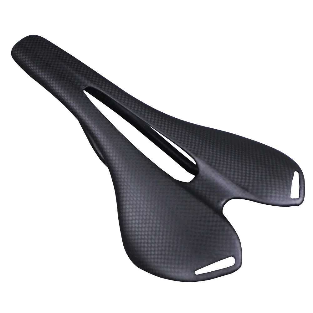 Newest Mountain Bike 3K Carbon Fiber Full Carbon Saddle Bicycle Saddle Road Front Seat Cushion Matte
