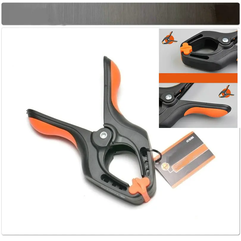 HQ 2PCS Heavy Duty Hard Plastic Nylon Spring Clamps A shape Clip Quick