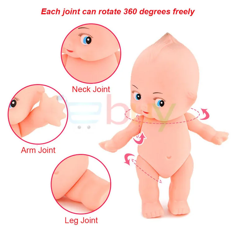 DIY Имитация мягкая кукла для малышей игрушки для ванной для детей реборн эмуляция Kewpie Младенческая фигура ремесла новорожденный мальчик девочка подарки на день рождения