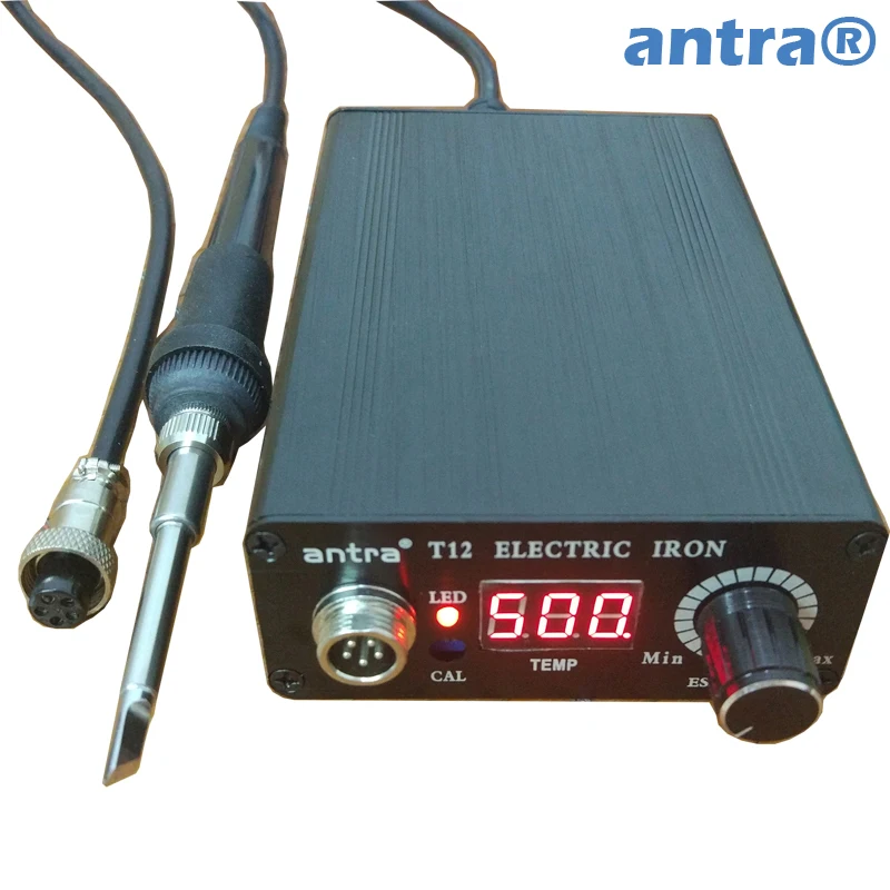 

Antra Quick Heating T12 soldering station electronic welding iron Automatic sleep automatic standby thermostat control STC-T12