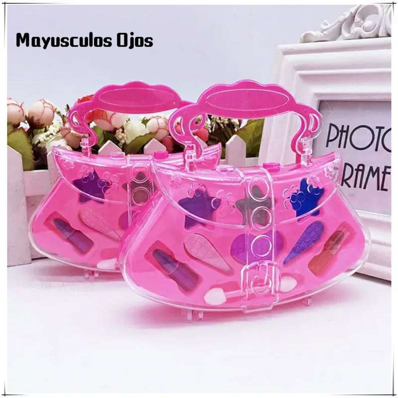 

ZH 1PC Creative Children Cosmetics Princess Make-up Suitcase Suit Combination Girl Safe Nontoxic Play Toy