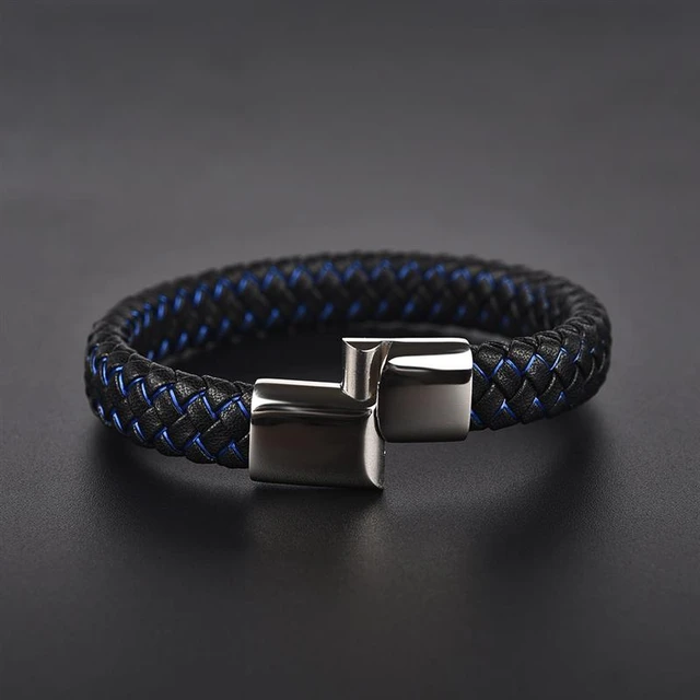 Stainless Steel Jewelry Making Accessories  Magnetic Clasps Leather  Bracelets - Jewelry Findings & Components - Aliexpress
