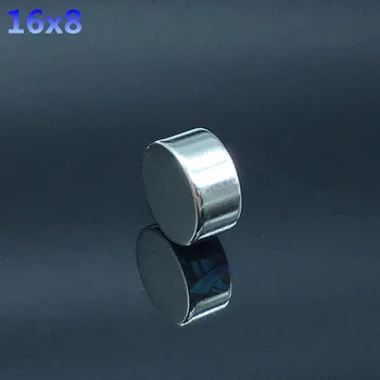 

20pcs Bulk Round NdFeB Neodymium Disc Magnets Dia16mm x 8mm N35 Super Powerful Strong Rare Earth NdFeB Magnet Free Shipping 16*8