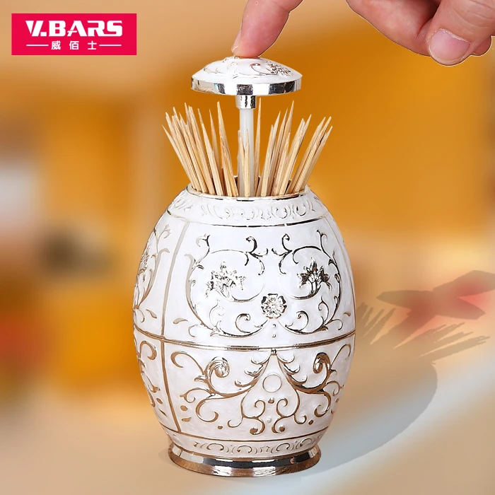 Portable toothpick box fashion Home Furnishing European hotel supplies