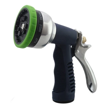 

Spray Lawn Watering Multi-Function Car Wash High Pressure Durable Hand-Held Tools Hose Sprinkle Water Nozzle Garden 9 Patterns