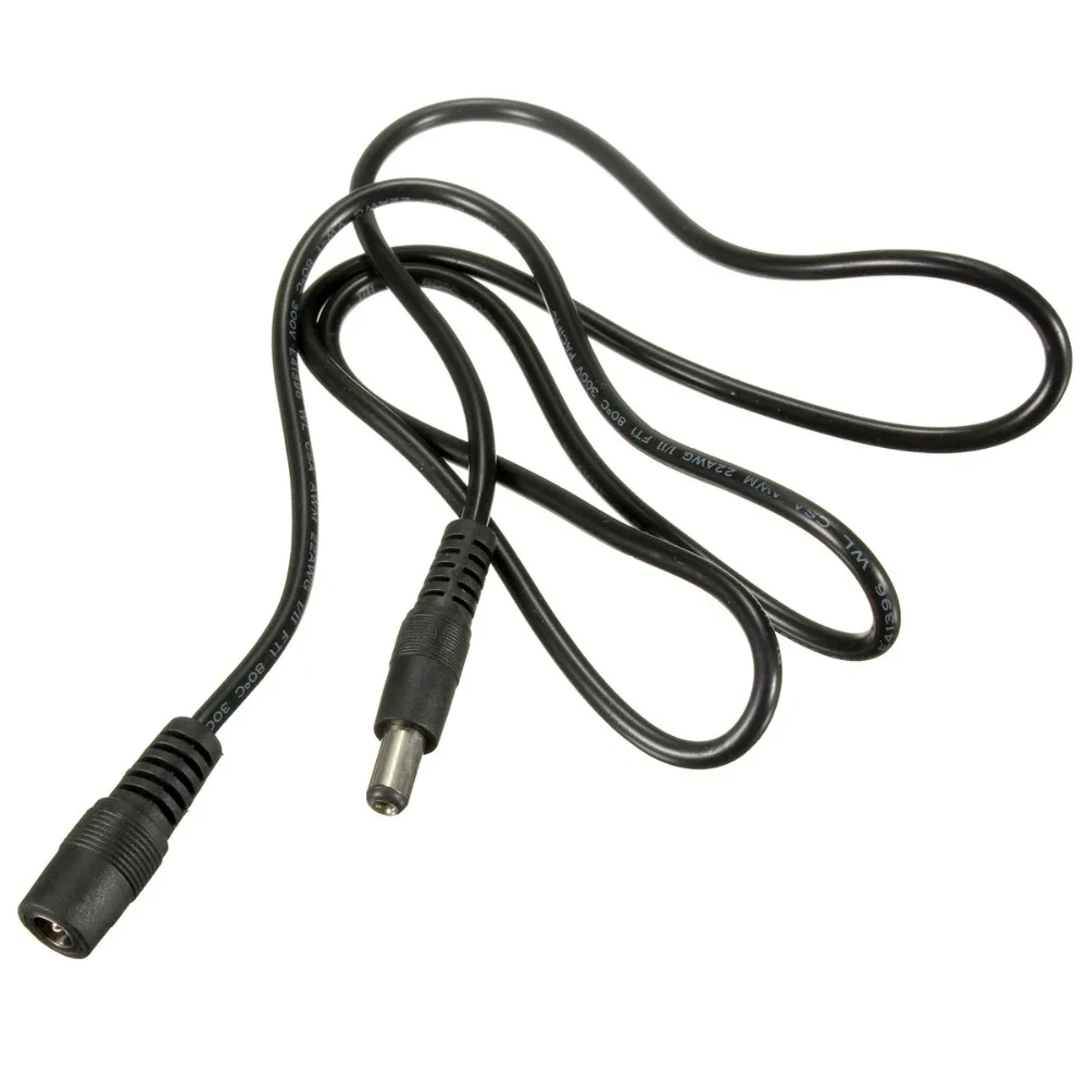 1 м 2 3 5 М 1x5 мм DC мужчин и женщин удлинитель 22AWG UL2468 для В 12 24 Светодиодные ленты