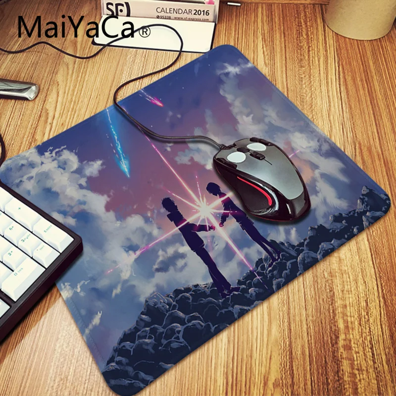 MaiYaCa анимационный фильм ваше имя Kimi No Na Wa коврик для мыши геймер игровые коврики
