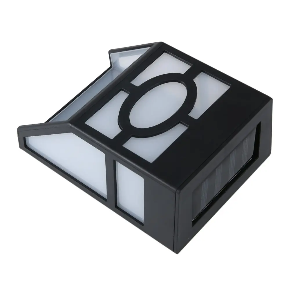 LED Solar Powered Waterproof Wall Mount Light Low Power Consumption Super Bright Outdoor Light Garden Pathway Fence Light Lamp