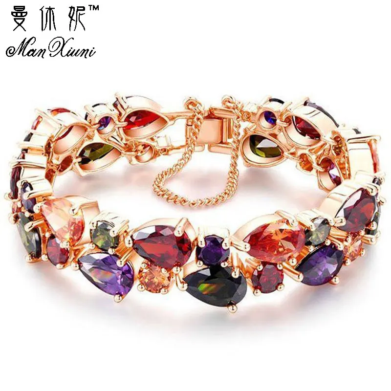 Manxiuni Одежда высшего качества браслет для женщин Pulseira Noiva feminina золото