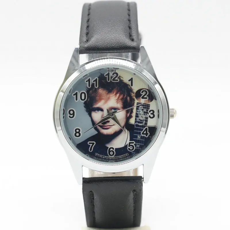 

Edward Christopher Sheeran watches Women Relojes Mujer 2017 Cute Clock Famous Bracelet PU Leather Ladies Dress relogio
