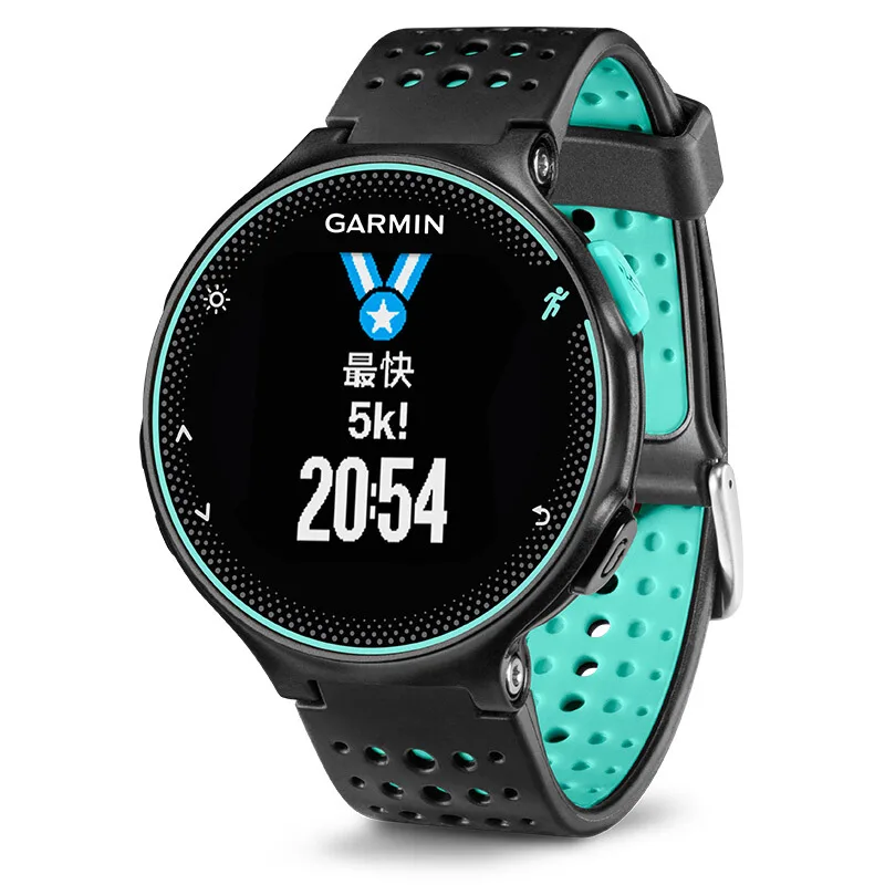 

GARMIN Forerunner 235, GPS Running Watch with Pay Contactless Payments, Frost Blue Silicone