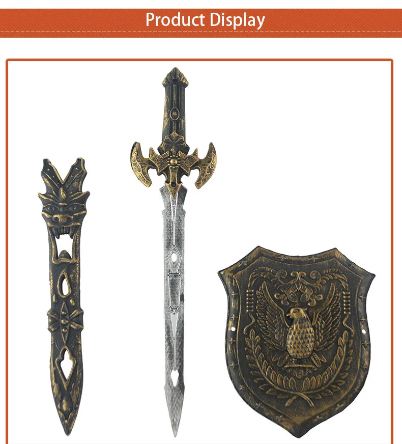 Barbarian Sword Warrior Gladiator Fancy Dress Conan Halloween Cosplay LARP Prop