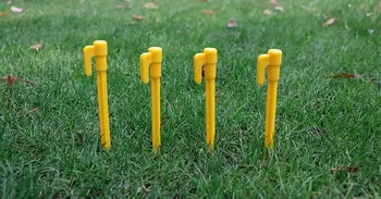 

200 Pcs Per Set 14.5cm Outdoor Tent Plastic Nail Ultralight Ground Pin For Beach Accessories Outdoor Stakes Equipment