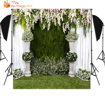 

LIFE MAGIC BOX Wedding Background Fondos De Estudio Fotografia Photophones for Photos Bridal Party Decorations