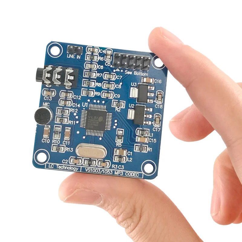 MCIGICM VS1003 VS1003B MP3 модуль декодирования содержащий микрофоны STM32 микроконтроллер