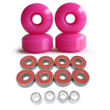 High Quality 52mm*31mm Skateboard Wheels Replacement Spare Part Set With 8pcs Bearings 4pcs Spacers Skateboard Parts High Quality 52mm*31mm Skateboard Wheels Replacement Spare Part Set With 8pcs Bearings 4pcs Spacers Skateboard Parts