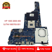 6050A2493101-MB-A02 685783-501 685783-001 685783-601 плата SJTNV для hp 2000 1000 450 Материнская плата ноутбука Тесты