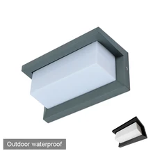 2 шт вилла Европа современный светодиодный настенный светильник лампа Наружное водонепроницаемое заграждение на террасе балкон декоративный простой светодиодный настенный светильник современный