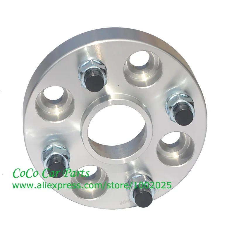 Compatible with 4-Lug Honda 1990-2002 Accord 1986-1990 Acura Legend 1992-1996 Prelude Silver 2pcs 1 inch 1995-1998 TL 4x114.3, 64.1mm Hub, 12x1.5 Studs 25mm Hubcentric Wheel Spacers 