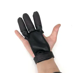 1 шт. перчатки для стрельбы из лука изогнутая перчатка из искусственной кожи