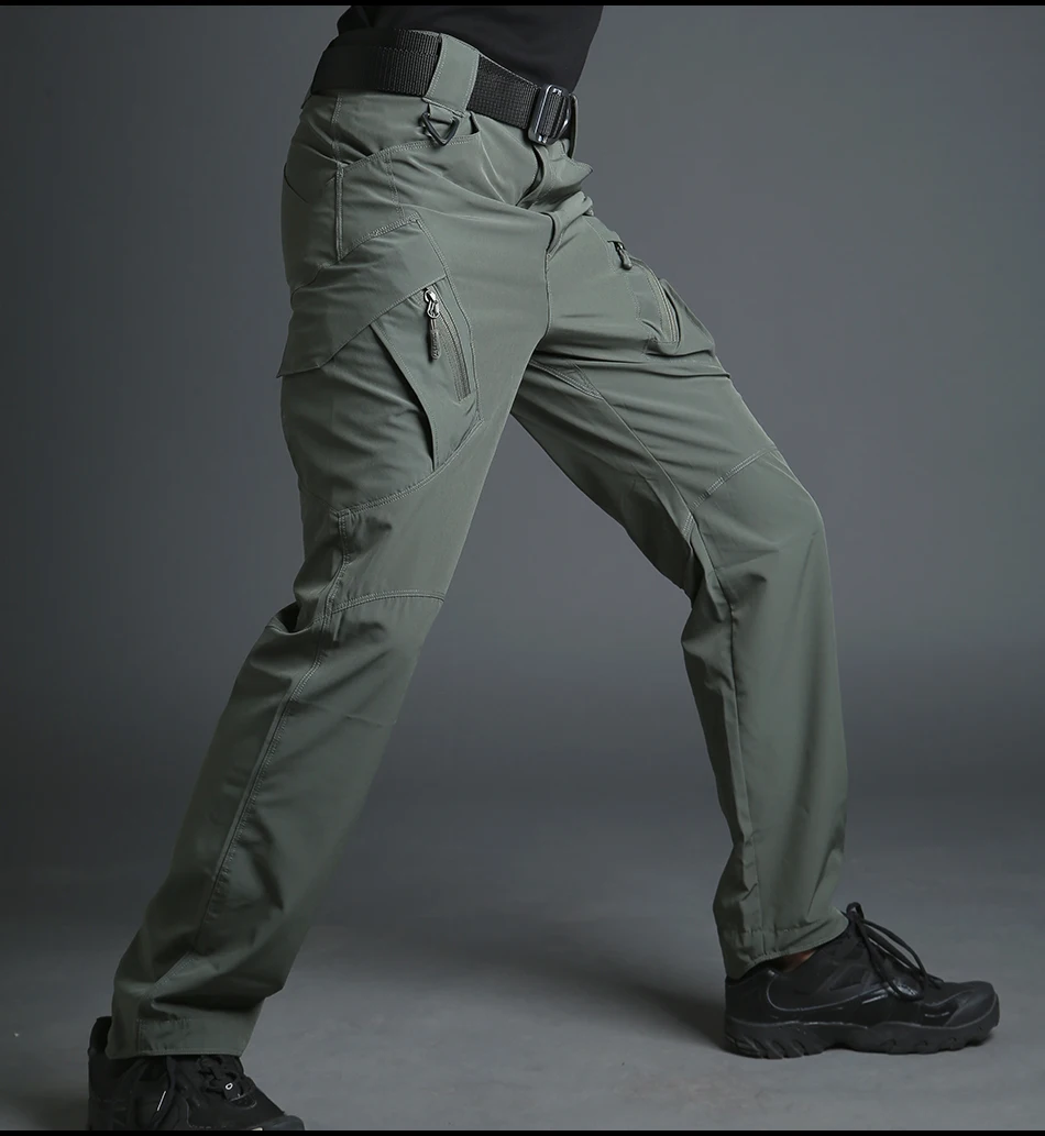 grey cargo pants ReFire Gear Summer Lightweight Urban Tactical Cargo Pants Men Casual Quick Drying Breathable Stretch SWAT Army Military Pants black cargo pants mens