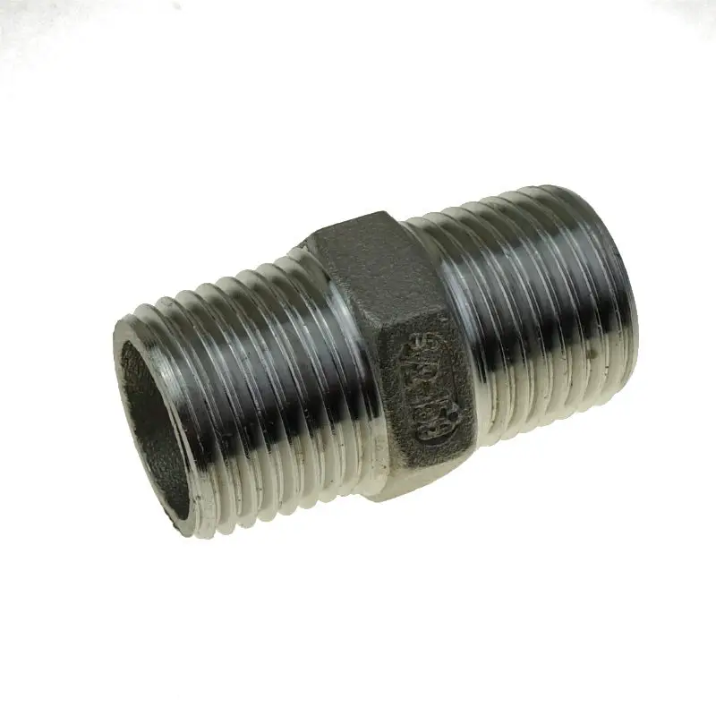 Нержавеющая сталь 304 1/8 &quot1/4&quot 3/8 &quot1/2&quot Мужской BSPT фитинг для труб Шестигранная