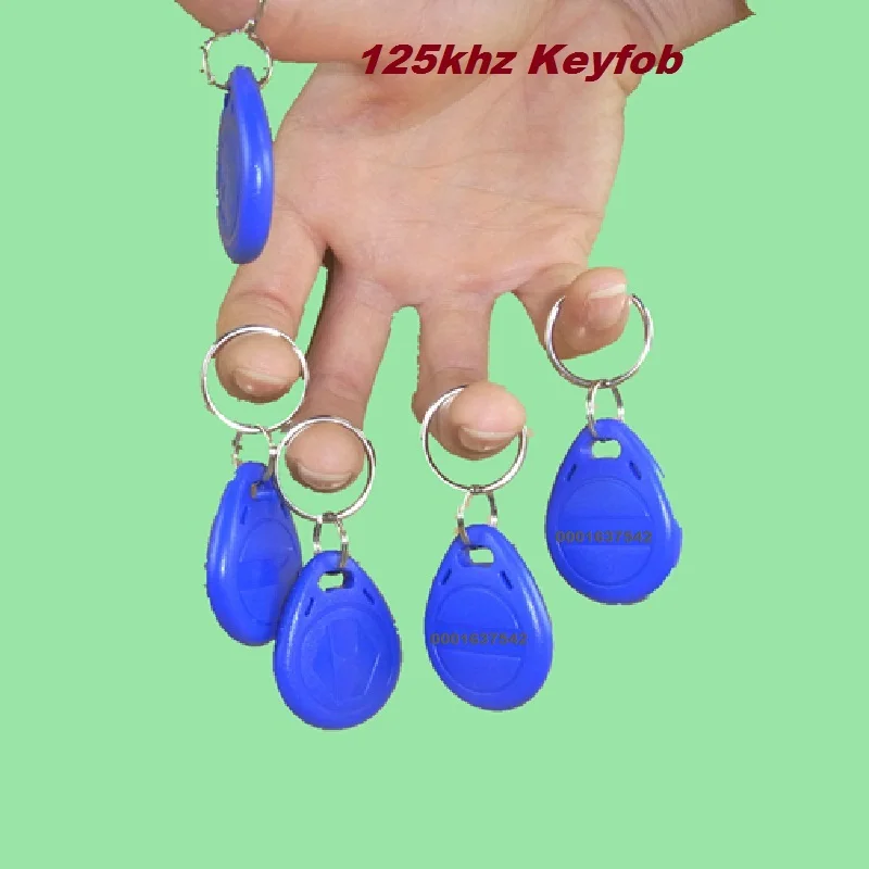 10pcs/Lot Proximity EM / ID RFID 125khz Smart ID Tagkey Keychain Tag Fob Hotel Keyfob Key Access Control System High Quality